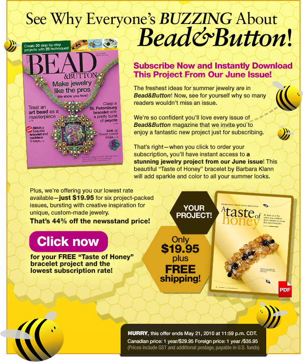 Another Bead and Button magazine email