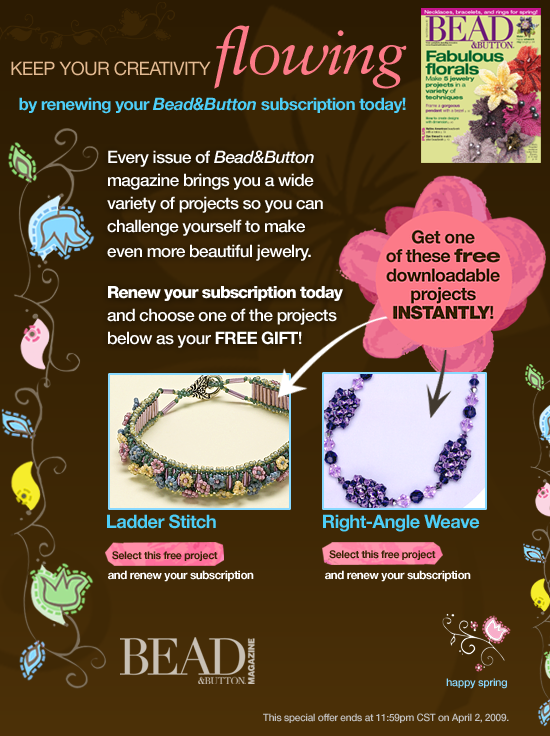 Bead and Button magazine email